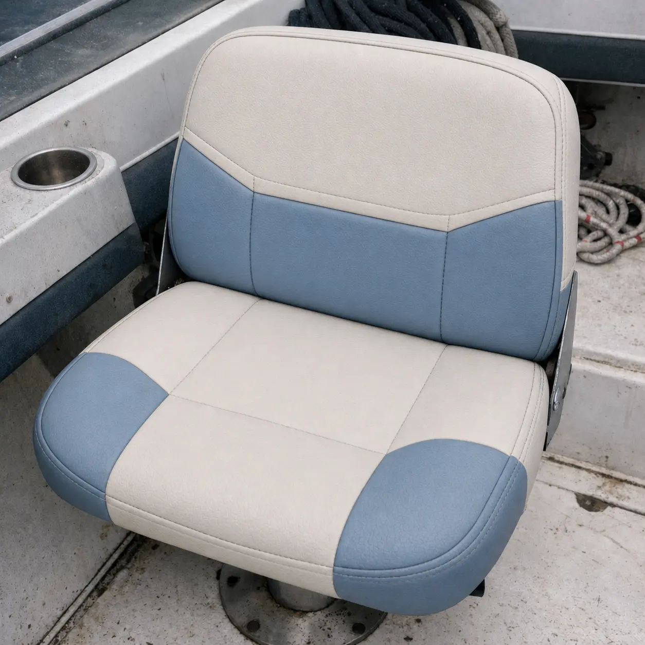 Boat seat after repair